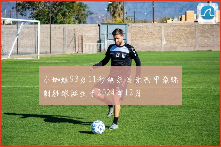 小蜘蛛93分11秒绝杀马竞西甲最晚制胜球诞生于2024年12月
